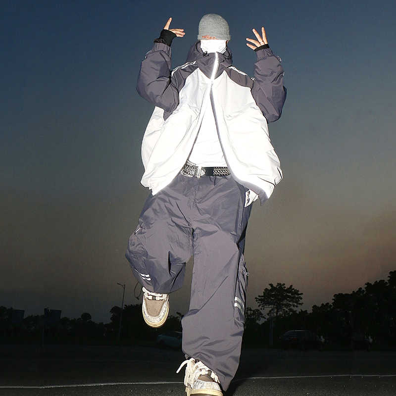 スノーボードウェア 2024 2025 上下セット レディース メンズ 防水20000 ジャケット アウター パンツ ストライプ グレー 3Lスノボー スキーウェア スノボウェア 韓国風 防水防風