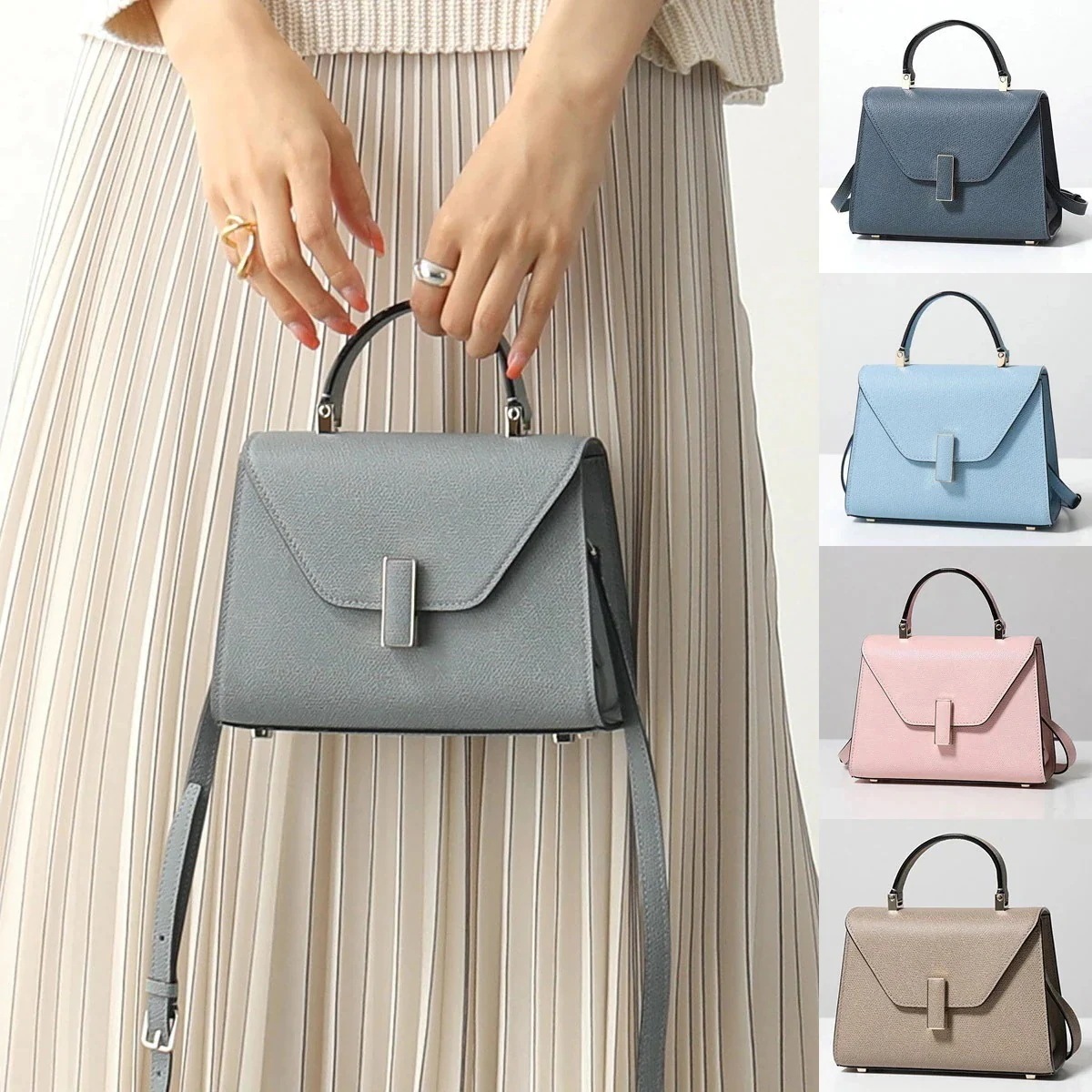 【カラー限定特価】Valextra ヴァレクストラ ショルダーバッグ ISIDE MICRO イジィデ マイクロ WBES0022028LOC99 V5E23