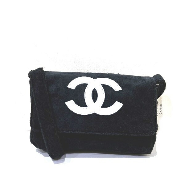シャネル CHANEL ココマーク パイル生地 ノベルティ ショルダーバッグ レディース 3【中古】