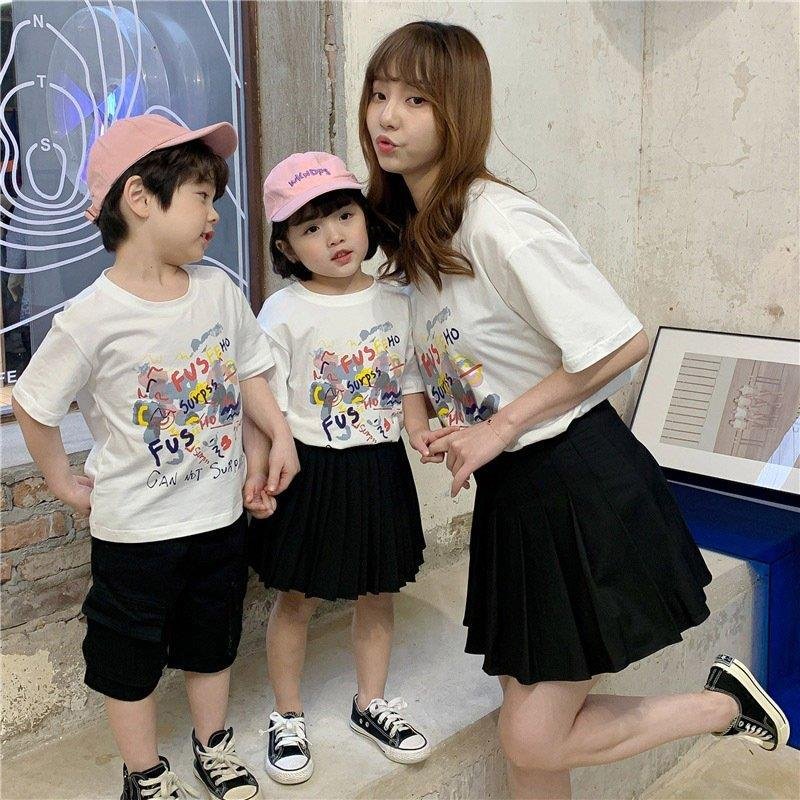 親子お揃い ファッション ペアルック ペア 可愛い 半袖ｔシャツ カップル ペア上着 家族 お揃い 子供服 兄弟 姉弟 姉妹 プレゼント 夏新作 人気 単品販売