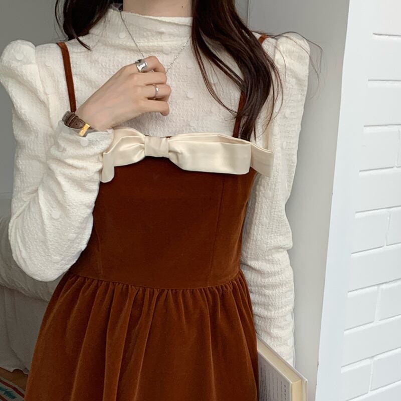 レディース トップス シャツ ブラウス 長袖 ニッチ ホワイト クラシック 大人 大人女子