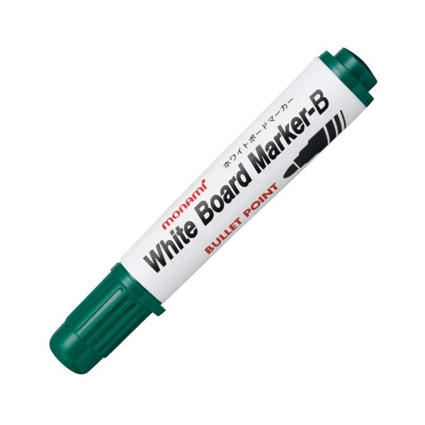 （まとめ） モナミ ホワイトボードマーカーB 丸芯 緑 10504 1本 [x100セット]