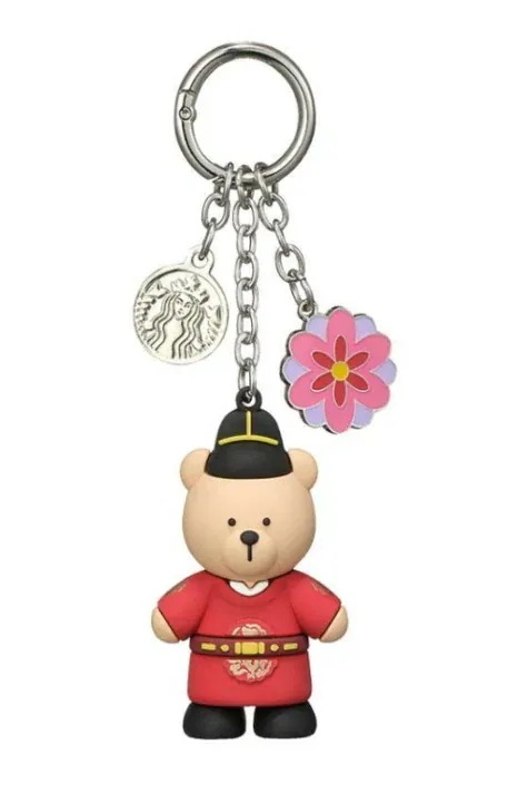 【レア品】大韓航空×スタバ　キーチェーンとスタバケータイマグ レア品】大韓航空×スタバ キーチェーンとスタバケータイマグ