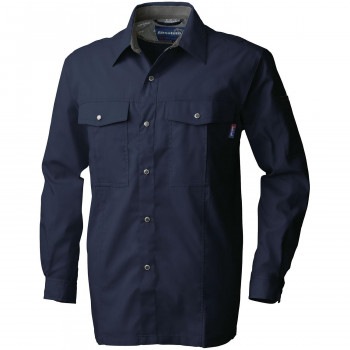 桑和 615 長袖シャツ Sサイズ ネイビー（1） Absolute GEAR