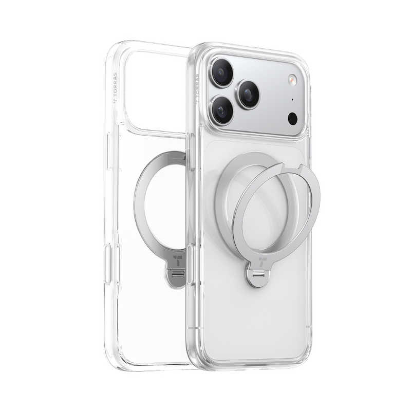 TORRASトラス　Torras - Ostand Q3 Spin Case for iPhone 17 Pro クリア　X00FX2913
