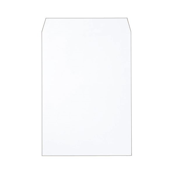 （まとめ）ピース R40再生ケント封筒 角2100g／m2 枠なし ホワイト 業務用パック 720-80 1箱（500枚）3セット