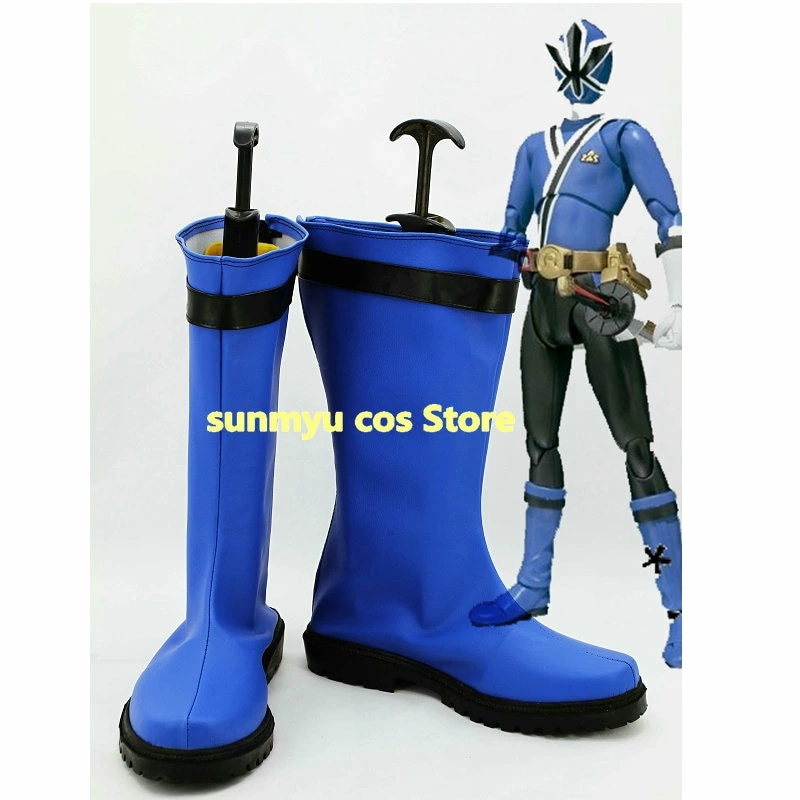 シンケンジャー シンケンブルー 靴　コスプレ道具　ブーツ 8,843円