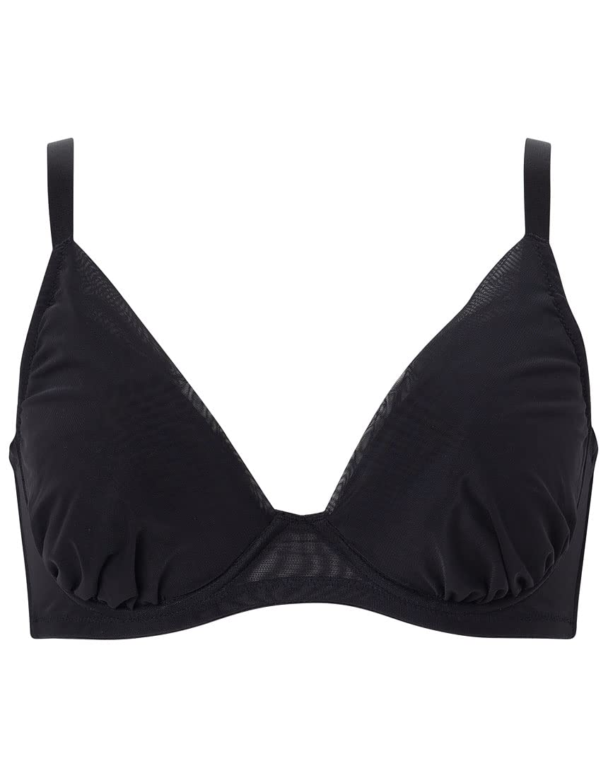 [ウンナナクール] ブラジャー ボリュームを抑える コンパクトにメイク Gカップまで対応 大きいサイズ 【小さく見せるブラ シンプル】 ブラ JB4103 レディース BL E75