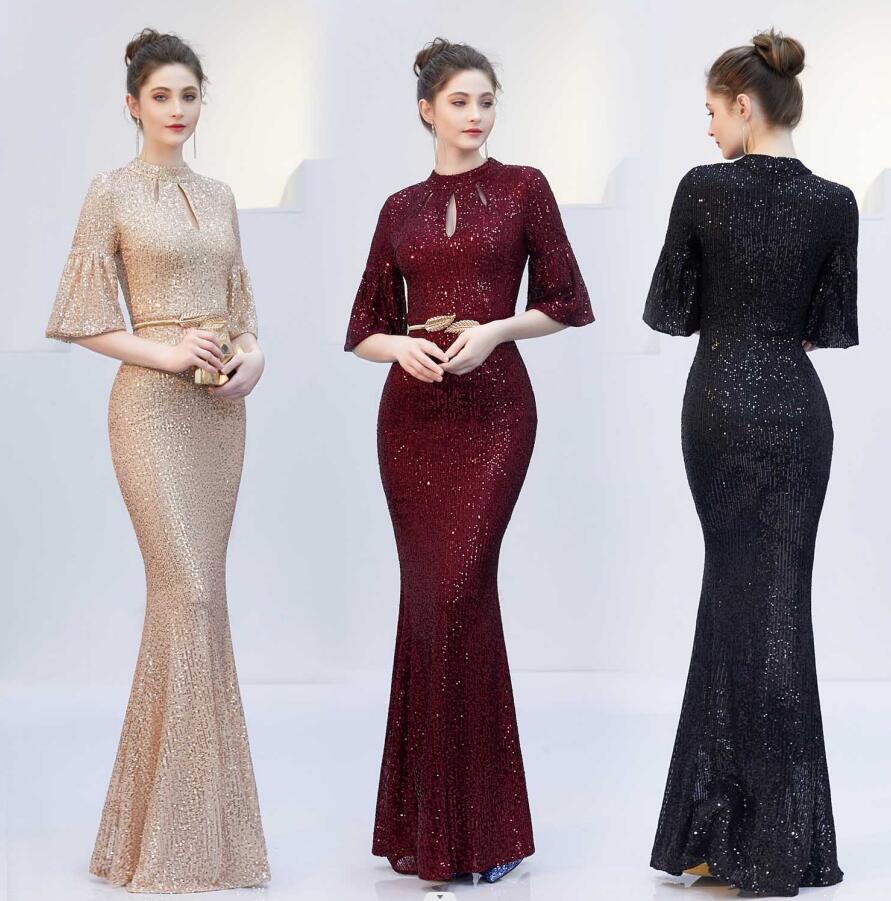 4color 高級 ロングドレス パーティードレス 結婚式 演奏会 ドレス 大人 ピアノ 発表会 大きいサイズ イブニングドレス お花嫁 ウェディングドレス ナイトドレス キラキラドレス 半袖 フォー