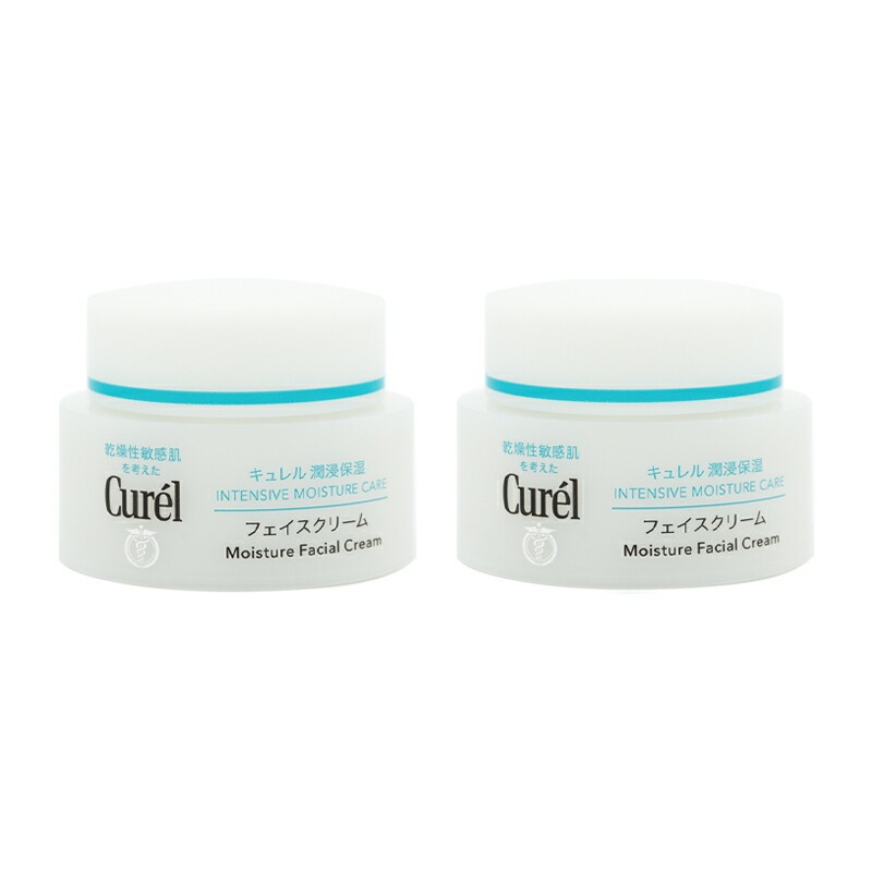 [2個セット]潤浸保湿フェイスクリーム 40g 花王 保湿 敏感肌 乾燥肌 低刺激 医薬部外品[ギフトラッピング対応]
