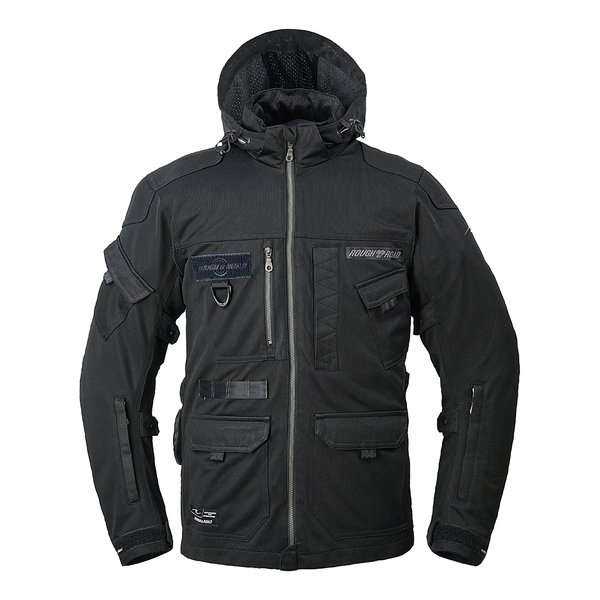 バイク用 RR7349 マウンテンメッシュパーカー ブラック LLサイズ RR7349/BLACK/LL