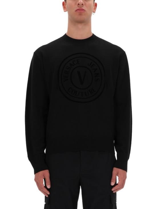 VERSACE Men Sweatshirts 79GAFM15 CMN06899 Black