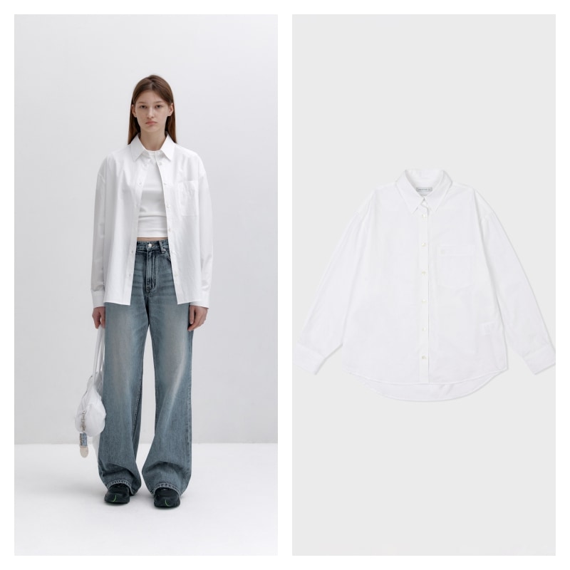 【LOW CLASSIC】 LC SOFT PAPER SHIRT : WHITE