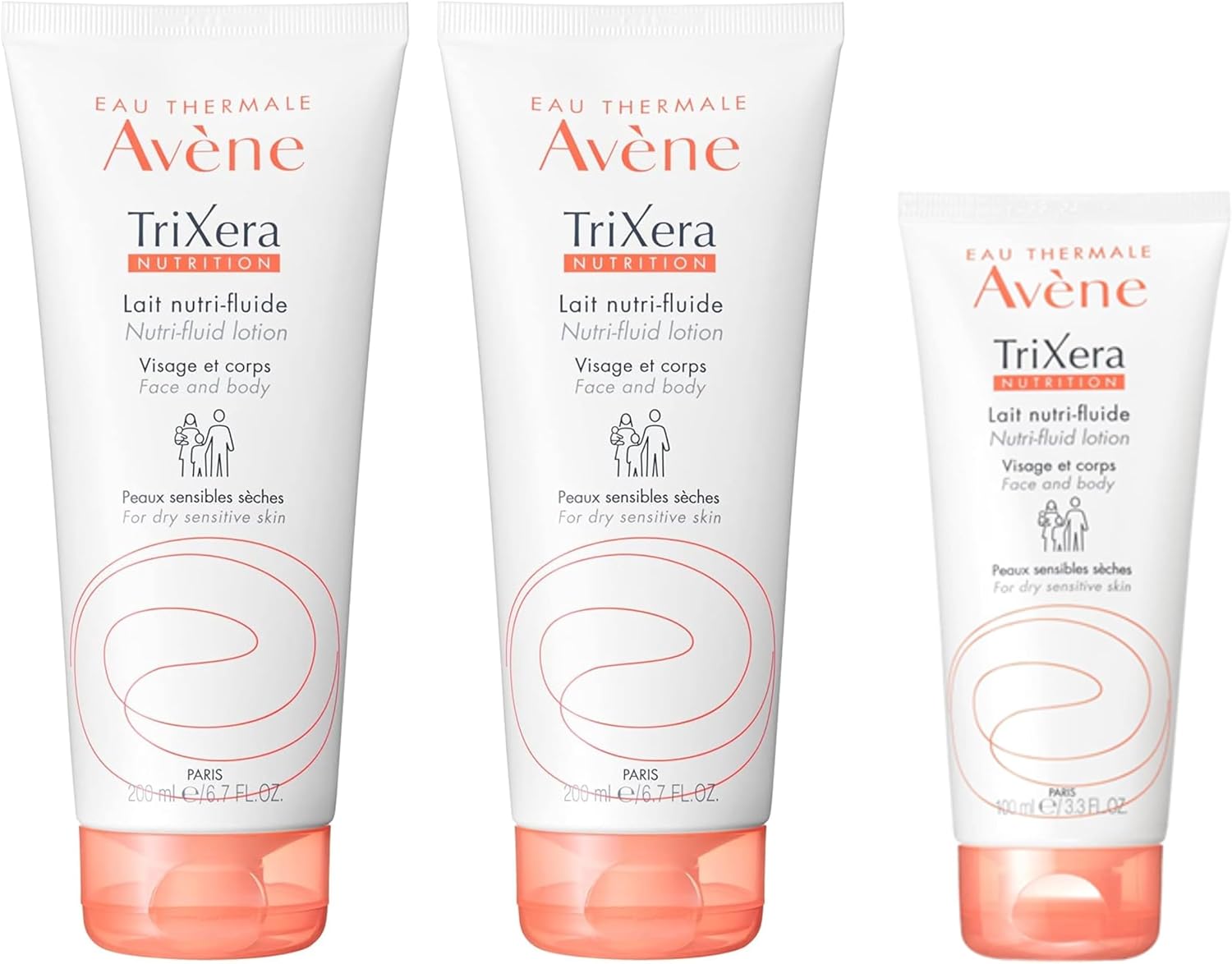 アベンヌ Avene トリクセラNT フルイドミルク 200mL×2本 + 100mL増量キット ボディクリーム ミルク状 アロマフローラルの香り 保湿 メンズ 敏感肌 ダーマコスメ