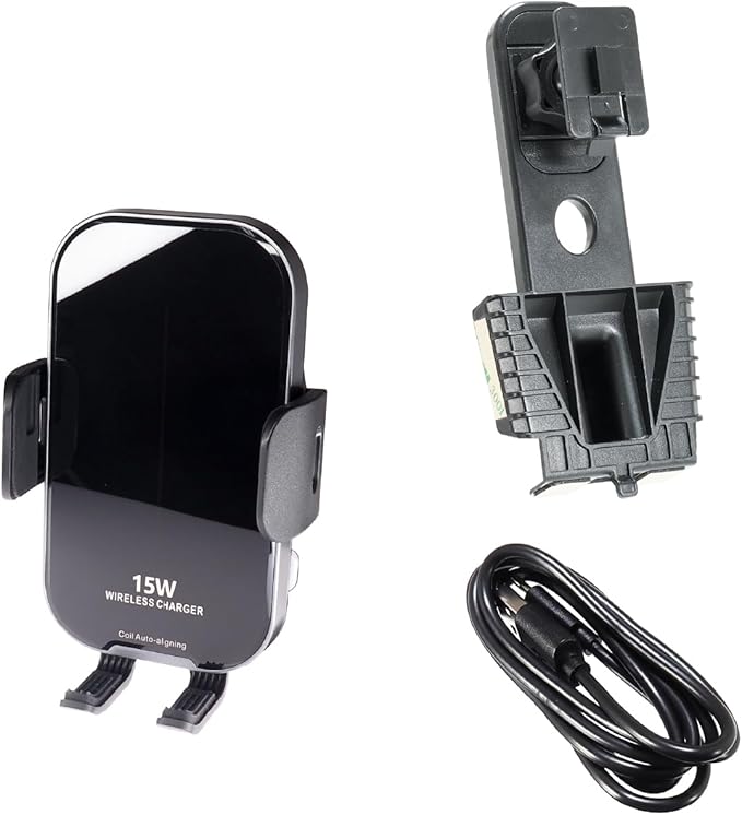 ビートソニック BSA17A ホンダ N-VAN専用スマホスタンド 携帯ホルダー iphone 自動開閉ワイヤレス充電付きスマホホルダーセット品