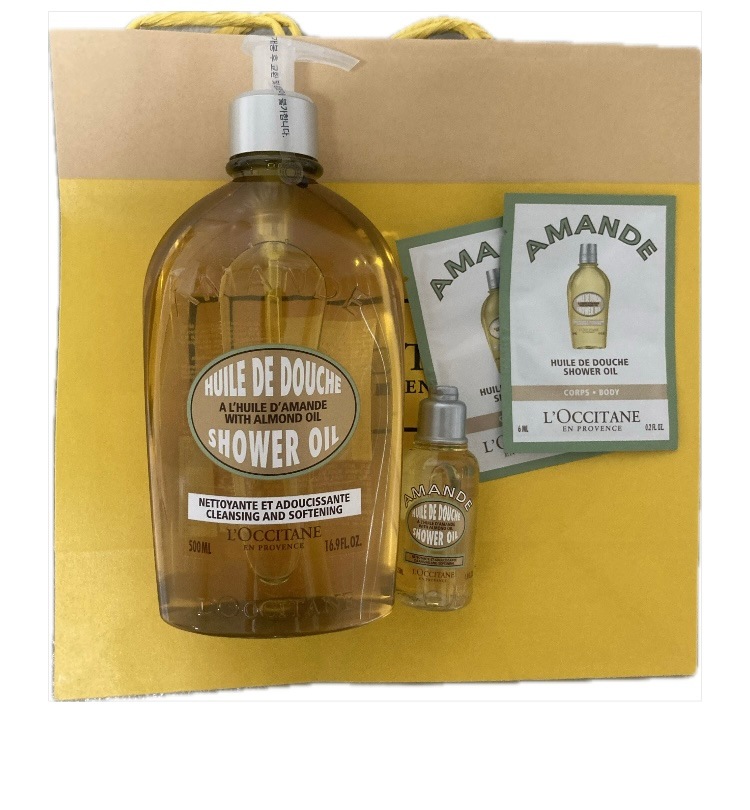 アーモンド ボディオイル 500ml + 30ml + 6ml x 2 限定数量 limited