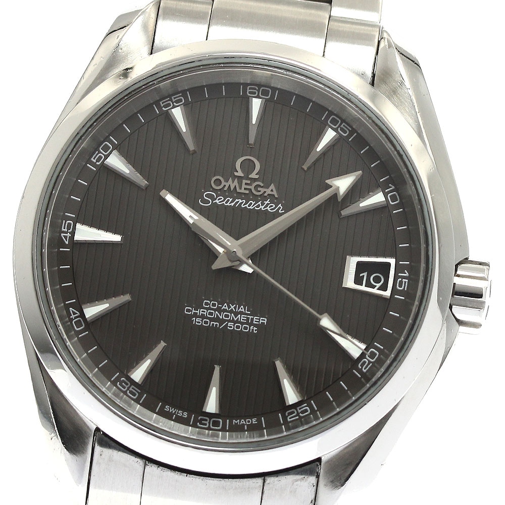 オメガ OMEGA 231.10.39.21.06.001 シーマスター アクアテラ デイト コーアクシャル 自動巻き メンズ _877564【中古】