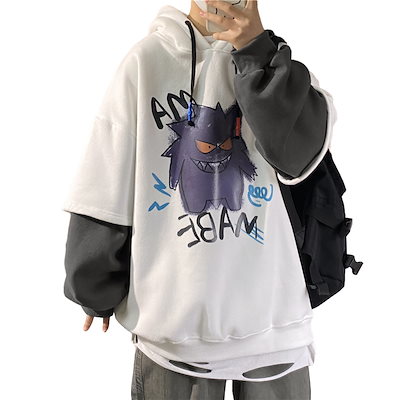 Qoo10 ゲンガー トレーナー メンズ レディース メンズファッション Qoo10 ゲンガー トレーナー メンズ レディース メンズファッション