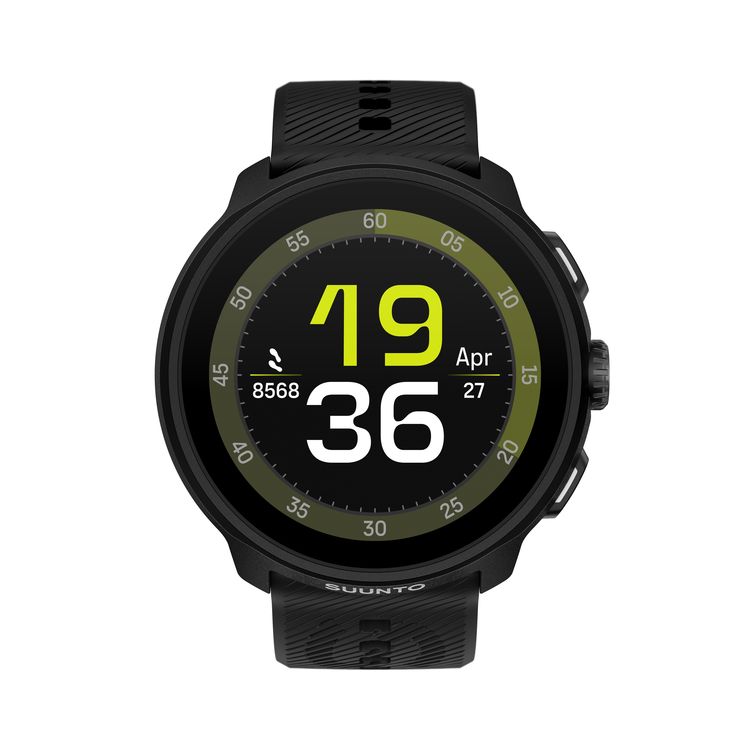 スント 【国内正規品】SUUNTO RUN All Black with Silicone Strap　スマートウォッチ SS051272000