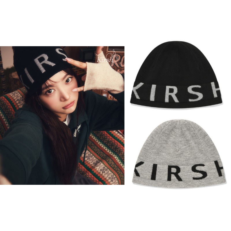 【Lesserafimウンチェ着用】BASIC LOGO BEANIE ニット帽