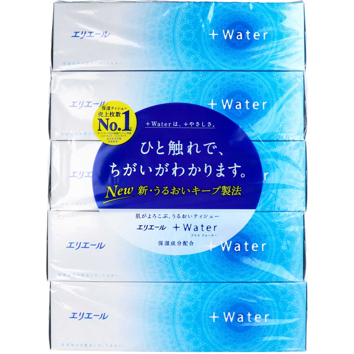 大王製紙 エリエール+Water 180組×5箱入り 価格比較 - 価格.com