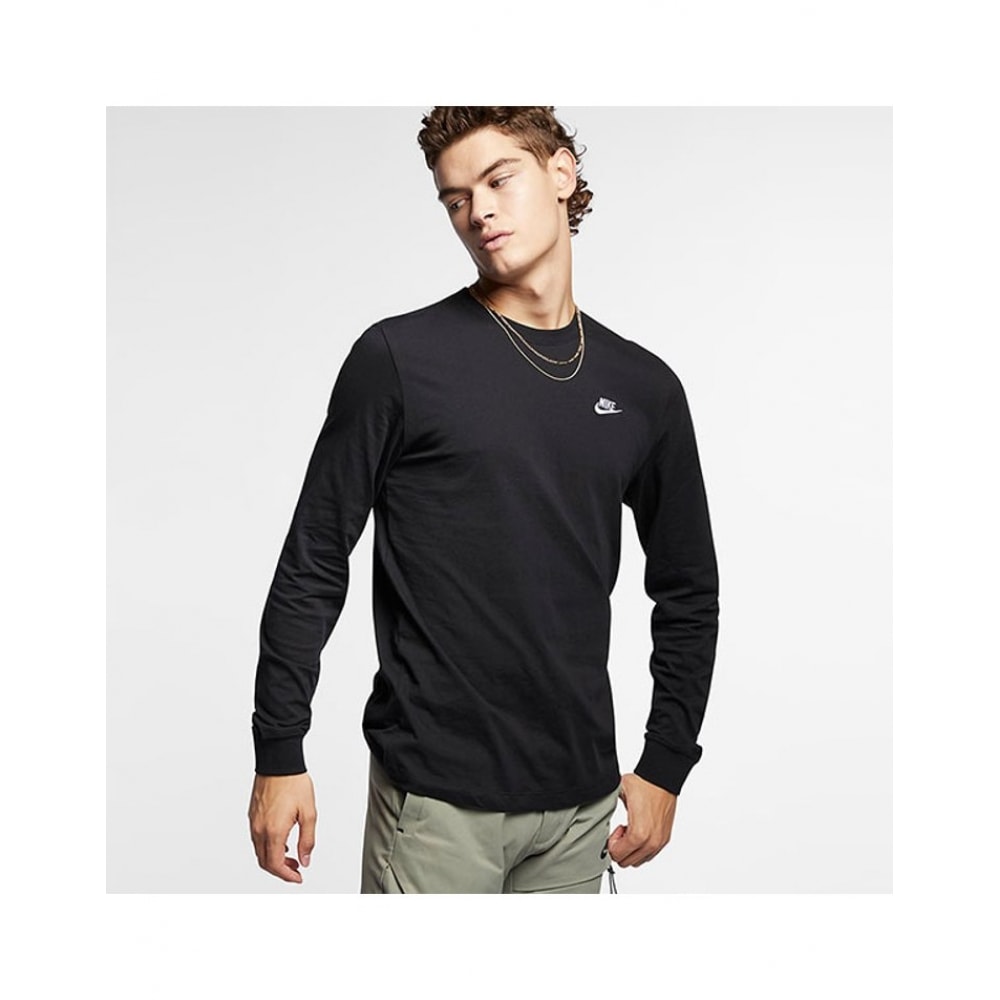 ナイキロングスリーブ T シャツクラブ T シャツ AR5194-010 S2306