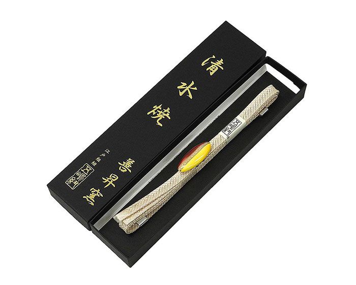 帯締め 正絹 夏物 五嶋紐 清水焼 善昇窯 三分紐 江戸組紐 ごとうひも 箱入り 新品 和装小物 n