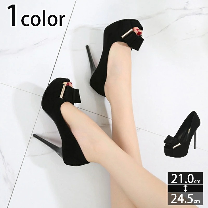 500円OFFクーポン レディース パンプス ハイヒール オープントゥ スエード ピンヒール 美脚 12cmヒール サンダル セクシー 歩きやすい high heels セレモニー 花嫁 入学式 キャ