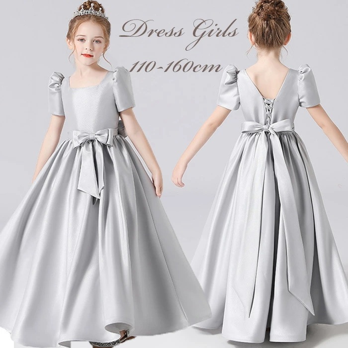 高級豪華ドレス キッズドレス 発表会ドレス 子供 ワンピース フォーマル 結婚式 子供服 ロングドレス 子供ドレス ジュニアドレス 160 150 140 130 120 110 子どもドレス 発表会