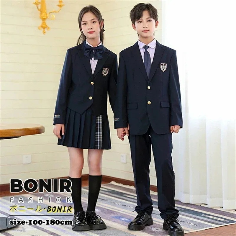 卒業式 スーツ 女の子 男の子 正統派 ブレザー 入学式 入学祝い プリーツスカート パンツ 女子制服 制服 100 110 1 130 140 150 160 170 0 大きいサイズ