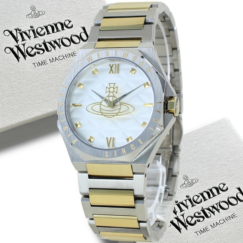 ヴィヴィアンウエストウッド 腕時計 レディース ゴールド シルバー コンビ オーブ ブランドウォッチ Vivienne Westwood おしゃれ プレゼント 誕生日 女性 彼女 妻 娘 記念日 ギフ
