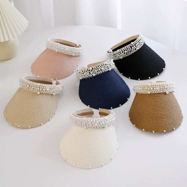 麦わら帽子 ストローハット サンバイザー レディース 大人可愛い カジュアル おしゃれ かっこいい レトロ こなれ感 ラフ スポーティー クール モード系 主役級 存在感 キュート ラグジュアリー 無