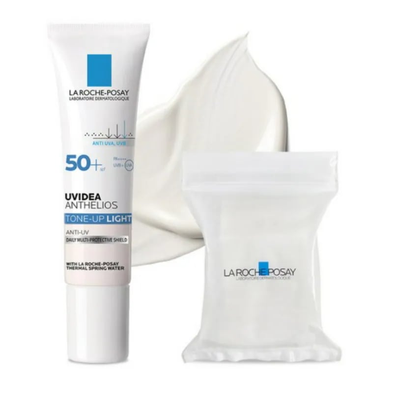 ユビデア アンテリオス トーンアップ ライト 日焼け止め 30ml + 化粧用コットン 30枚30ml1セット