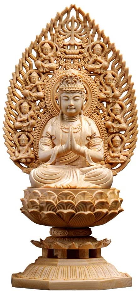 仏像 木彫 普賢菩薩像 檜木 （普賢菩薩騎象像：藤原彫刻8）