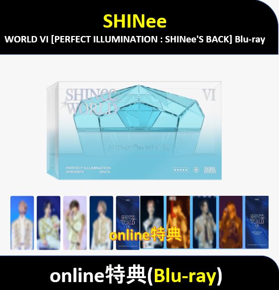 【online特典】 SHINee - (Blu-ray) WORLD VI [PERFECT ILLUMINATION : SHINeeS BACK]