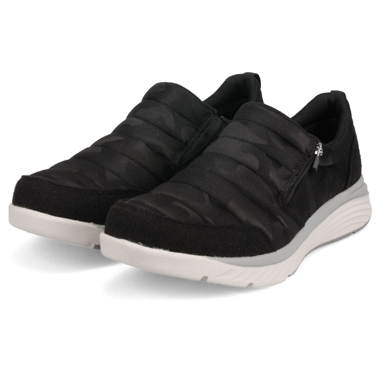 ウォーキングシューズ メンズ 3e 幅広 撥水 サイドファスナー 3506