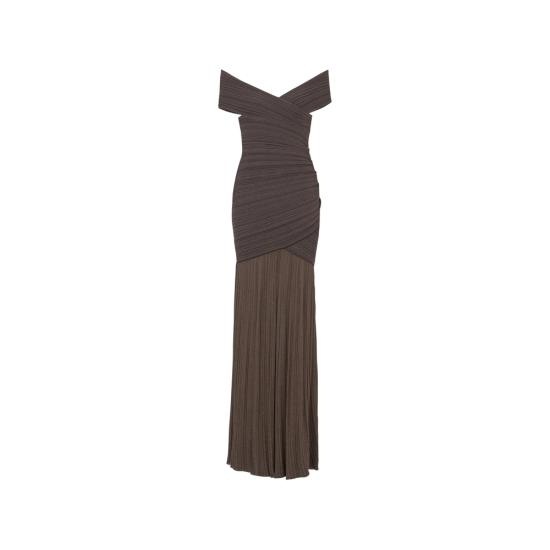 BALMAIN Women Dresses GF0RPB15KJ68 KJ68 8DJ BROWN