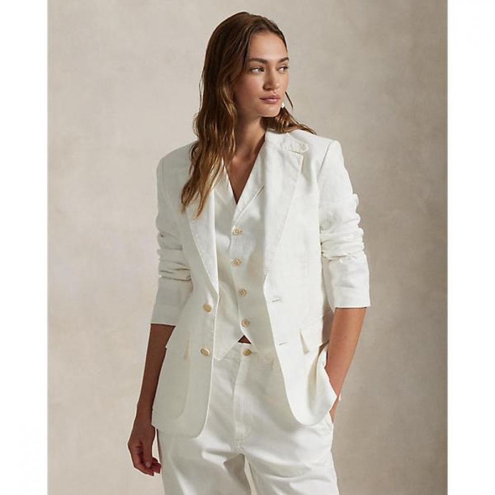 ポロラルフローレン女性用リネンブレザー (WMPOOTWN5V20301100)