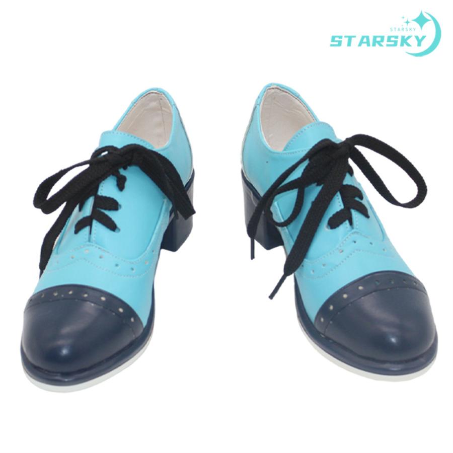 ウマ娘 プリティーダービー セイウンスカイ 風　コスプレ靴 シューズ　靴　コスチューム　イベント　ハロウィン