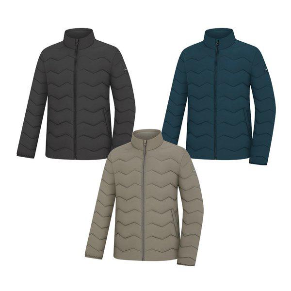 男性 冬 ウェアロン ジグザグキルティング カジュアル 登山 軽量 パディング ジャケット 2564JK523M