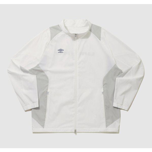 アクティブ オールラウンド エアホール スタンネック ウインドブレーカー ジャケット BB UQ123SJK22 WHT0 BLK0