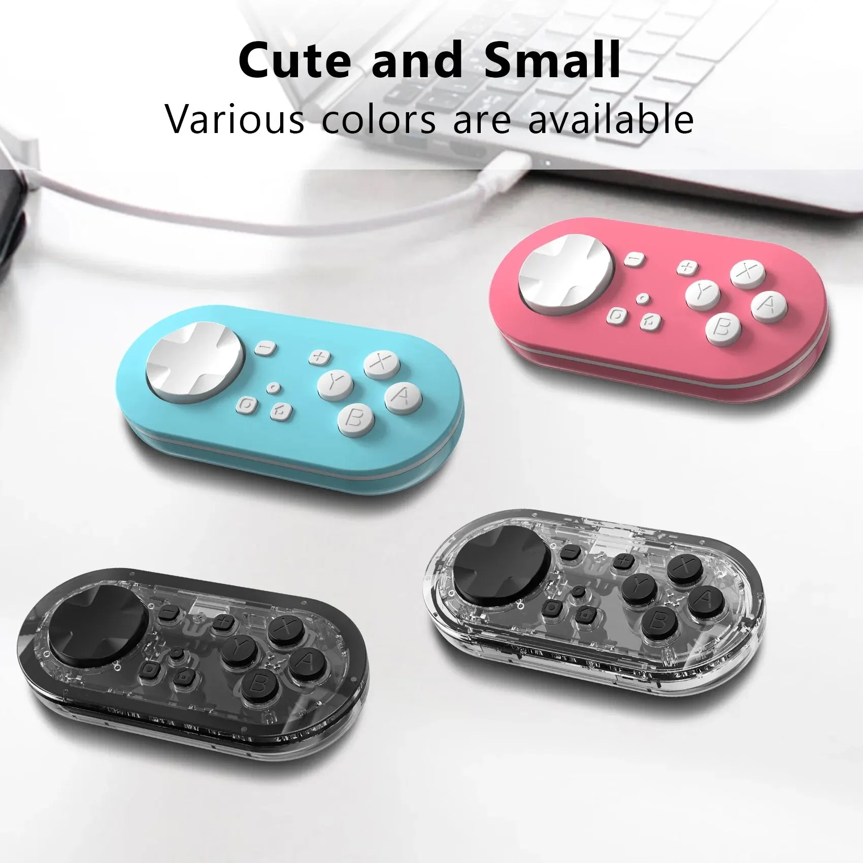 Meteor Light キーチェーンサイズのミニワイヤレスコントローラーSwitch&Lite&OLEDPCAndroid &MacOS用LEDライト付きKS54