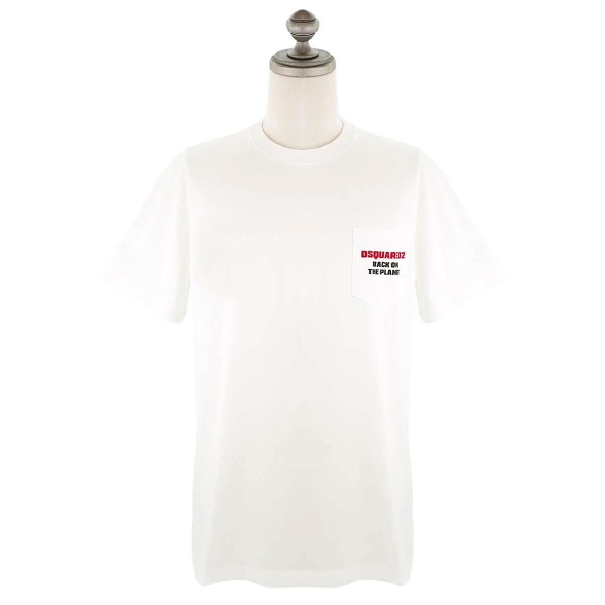 半袖Tシャツ S71GD1189 S23009 CZARNY T-SHIRT メンズ 100 ホワイト