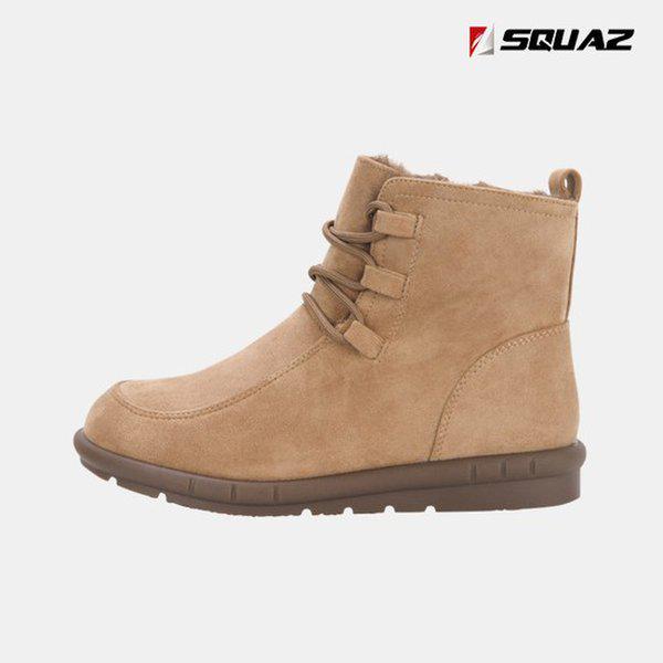 女性の冬の防寒裏地ブーツ スエードアンクルブーツ SQS441