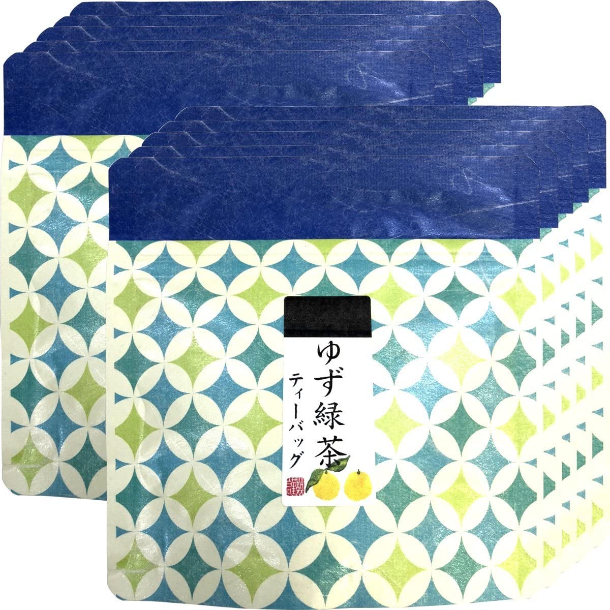 国産100% ゆず緑茶 ティーパック 2.5g7包10袋セット ティーバッグ 健康 ダイエット ギフト プレゼント 父の日 御中元 2026 プチギフト お茶 内祝い チャイ