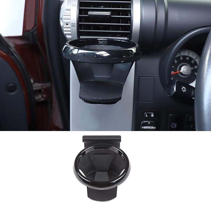 トヨタ FJ クルーザー 車載カップホルダー ドリンクホルダー ダッシュボードウォーターカップホルダー 小物収納 携帯電話/水筒/カップ/インスタントラーメン 車用アクセサリーボックス
