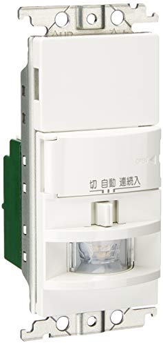 パナソニック(Panasonic) 熱線センサ付自動スイッチ 壁取付 コスモシリーズ ワイド2