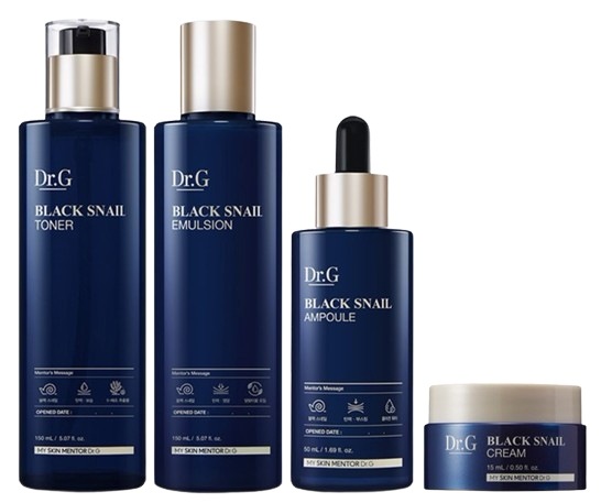 4点セット/ブラック スネイル プレステージ トナー+乳液+美容液+クリーム15ml /韓国コスメ スキンケア