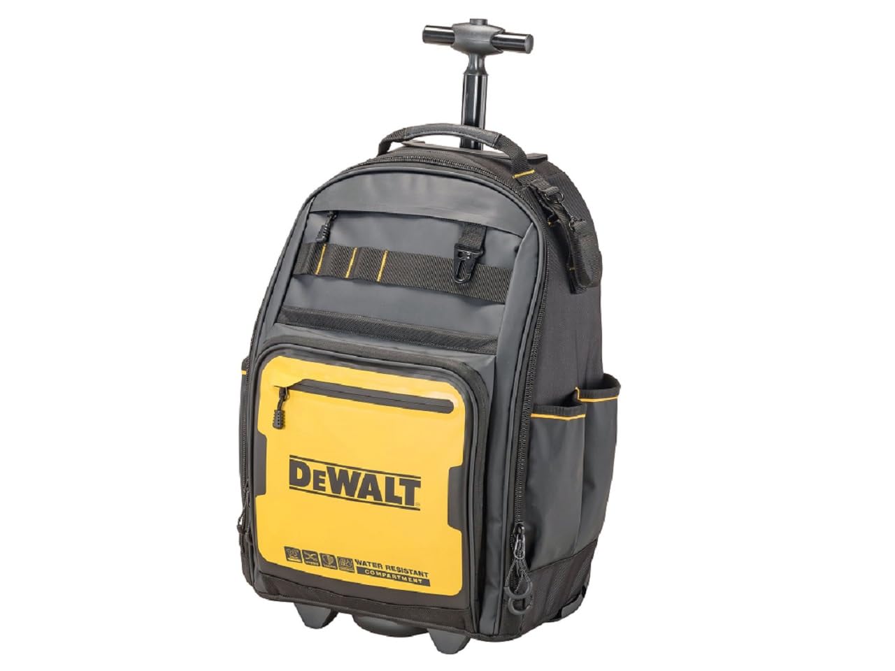 デウォルト(DEWALT) キャスター付きバックパック 撥水 撥塵 耐久性 収納ケース ツールバッグ 収納BOX 工具箱 道具袋 鞄 DIY ストレージ DWST60101-1