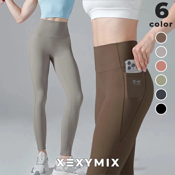 裏起毛 レギンス スポーツ ポケット付き ヨガレギンス ヨガパンツ ヨガウェア ピラティスウェア トレーニングウェア ジムウェア ランニングウェア フィットネス 秋 冬 防寒 xwflg01j3